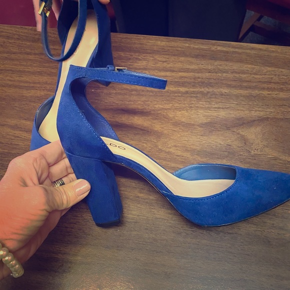 Aldo Shoes - Aldo Blue Suede Shoes.